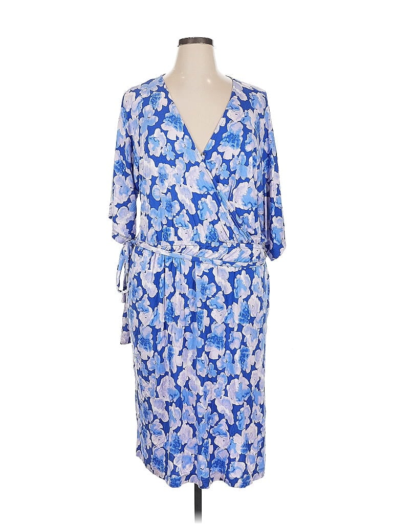 Pre-owned J Jason Wu Casual Dress In Blue