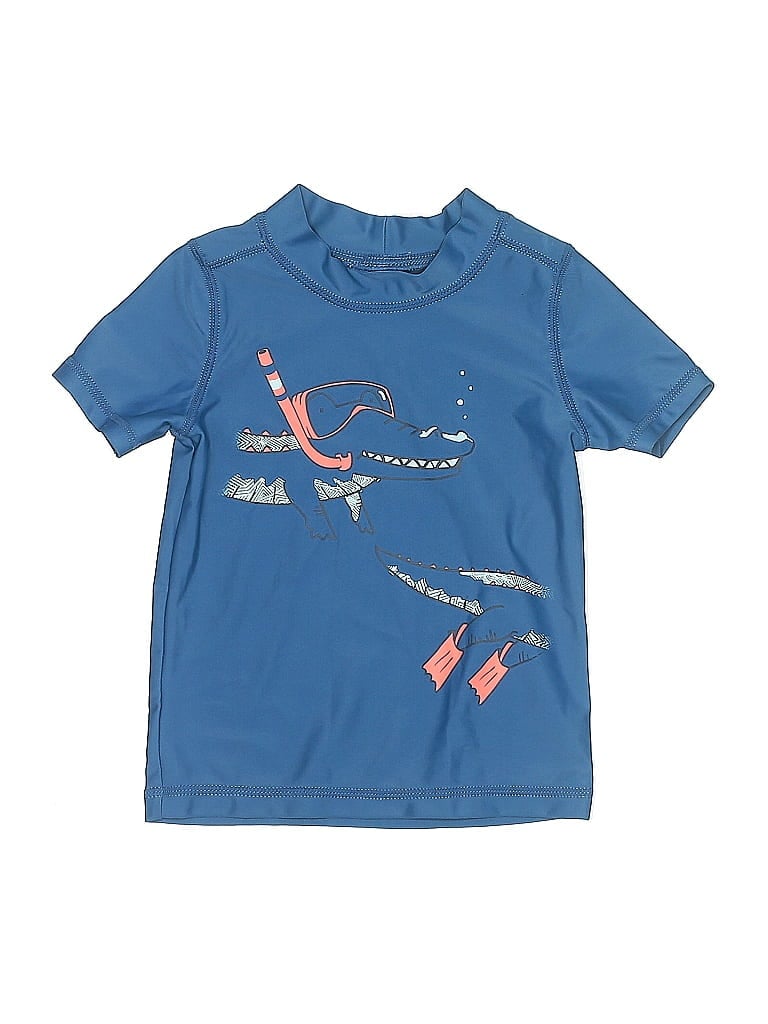 Click to view more detailed imagery on our partner's website Pre-owned Carter's Babies' Rash Guard In Blue