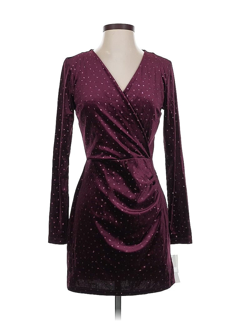 Speechless Cocktail Dress In Burgundy