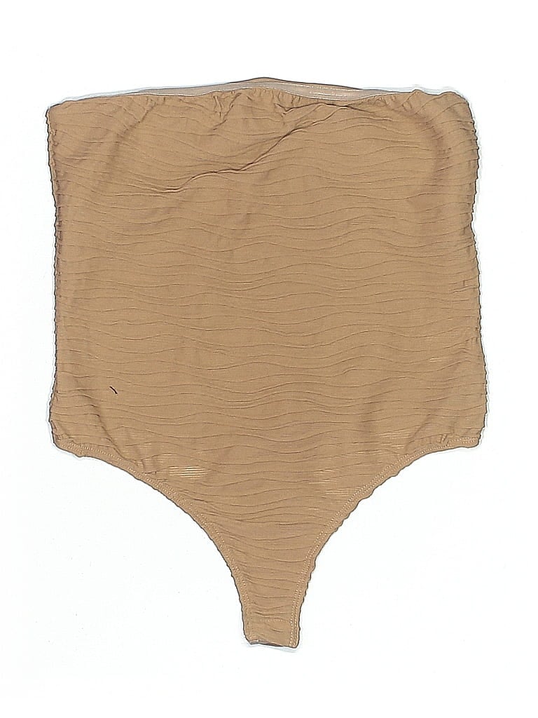 Pre-owned Fashion Nova Bodysuit In Brown