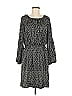 Max Studio 100% Polyester Tweed Gray Casual Dress Size M - photo 1