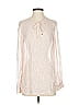 W by Worth Ivory Long Sleeve Silk Top Size P (petite) - photo 1