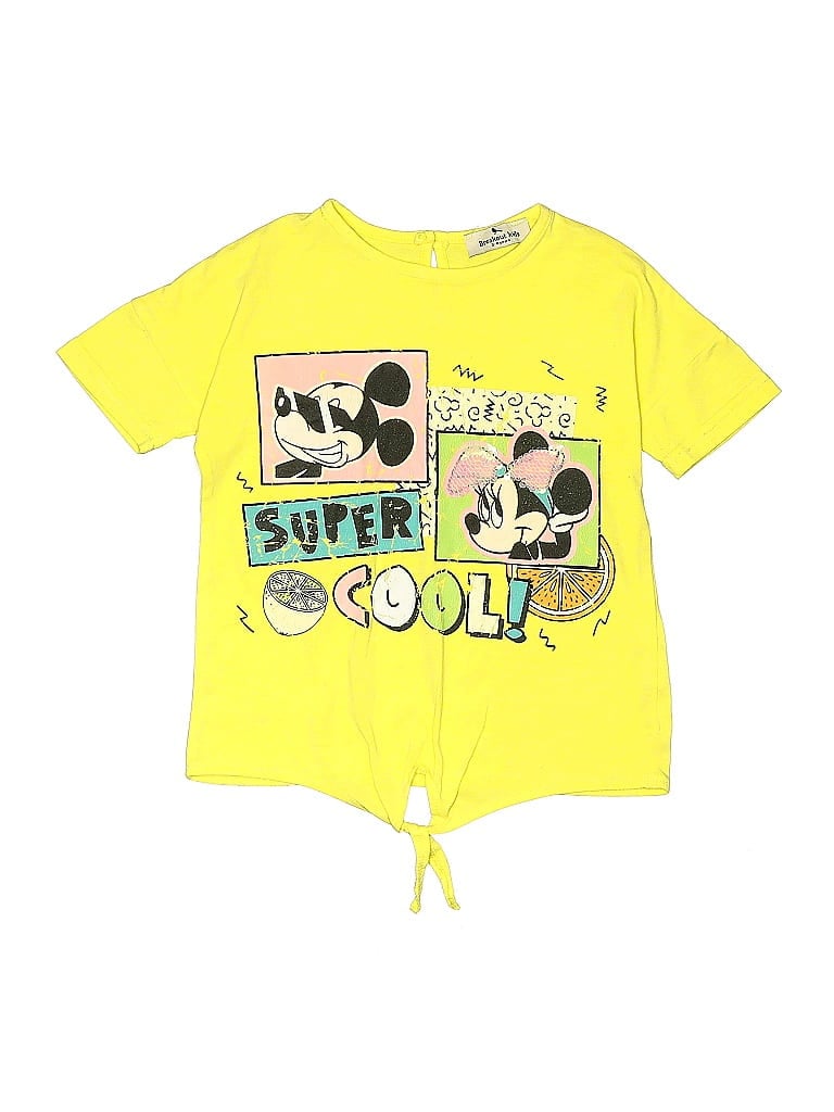 ASSORTED BRANDS Pre-owned Kids' Short Sleeve T-shirt In Yellow