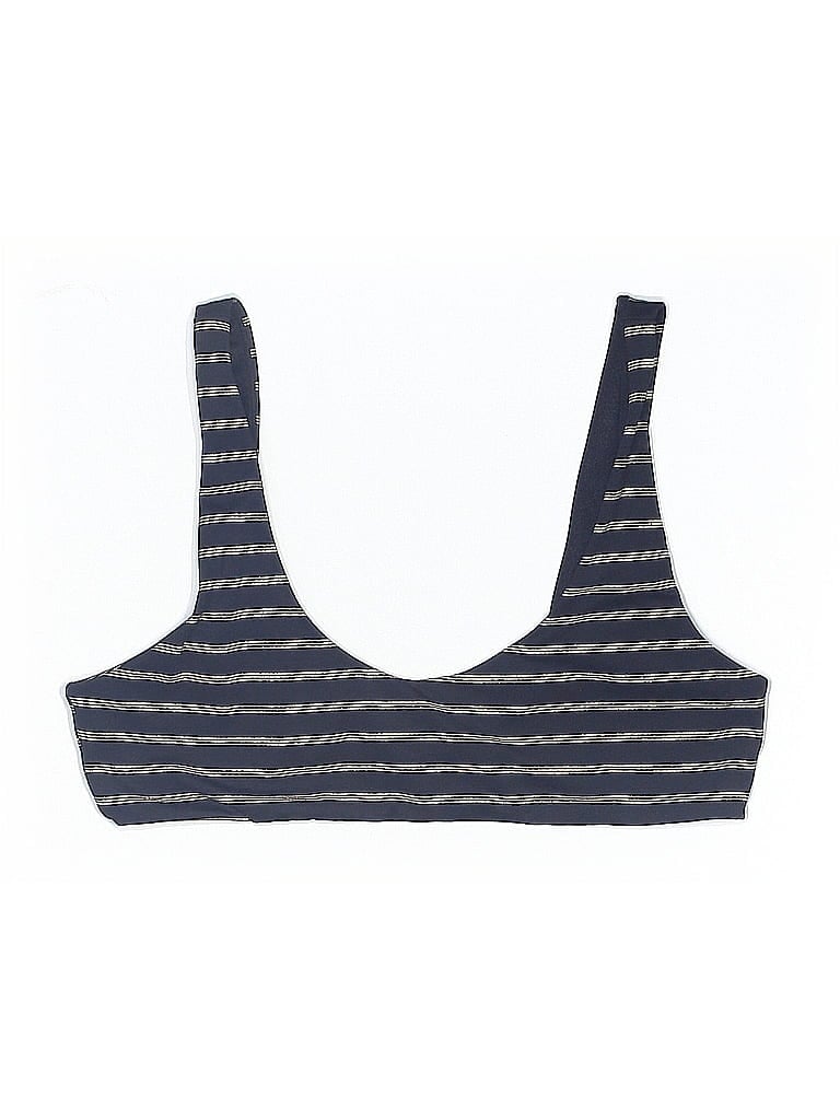 Pre-owned Kendall & Kylie Swimsuit Top Gray Swimwear