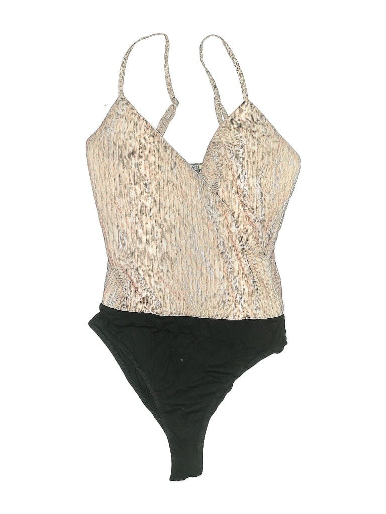 Pre-owned Sans Souci Bodysuit In Gray