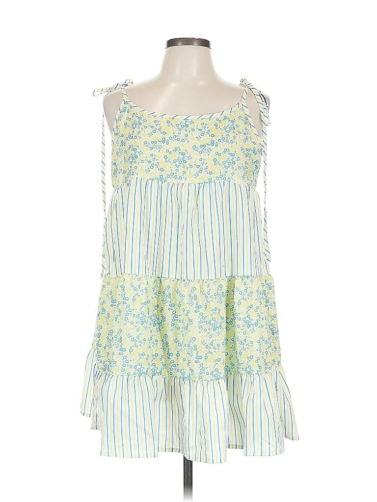 SHEIN Pre-owned Casual Dress In Yellow