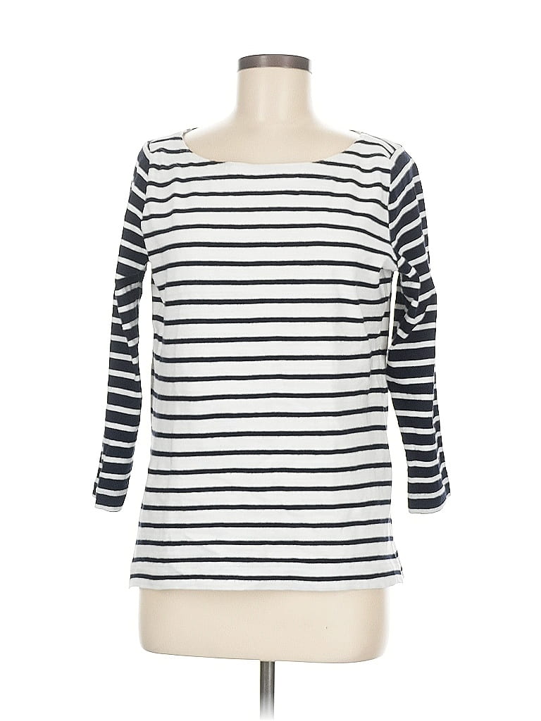 Pre-owned Ann Taylor Loft Pullover Sweater In White