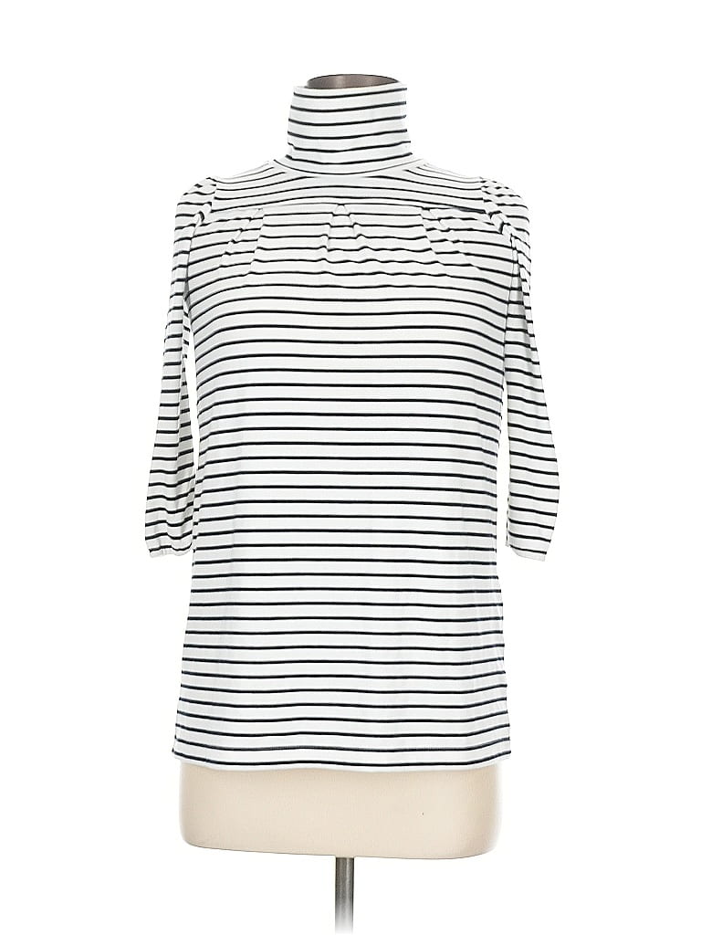 Pre-owned Assorted Brands Turtleneck Sweater In White