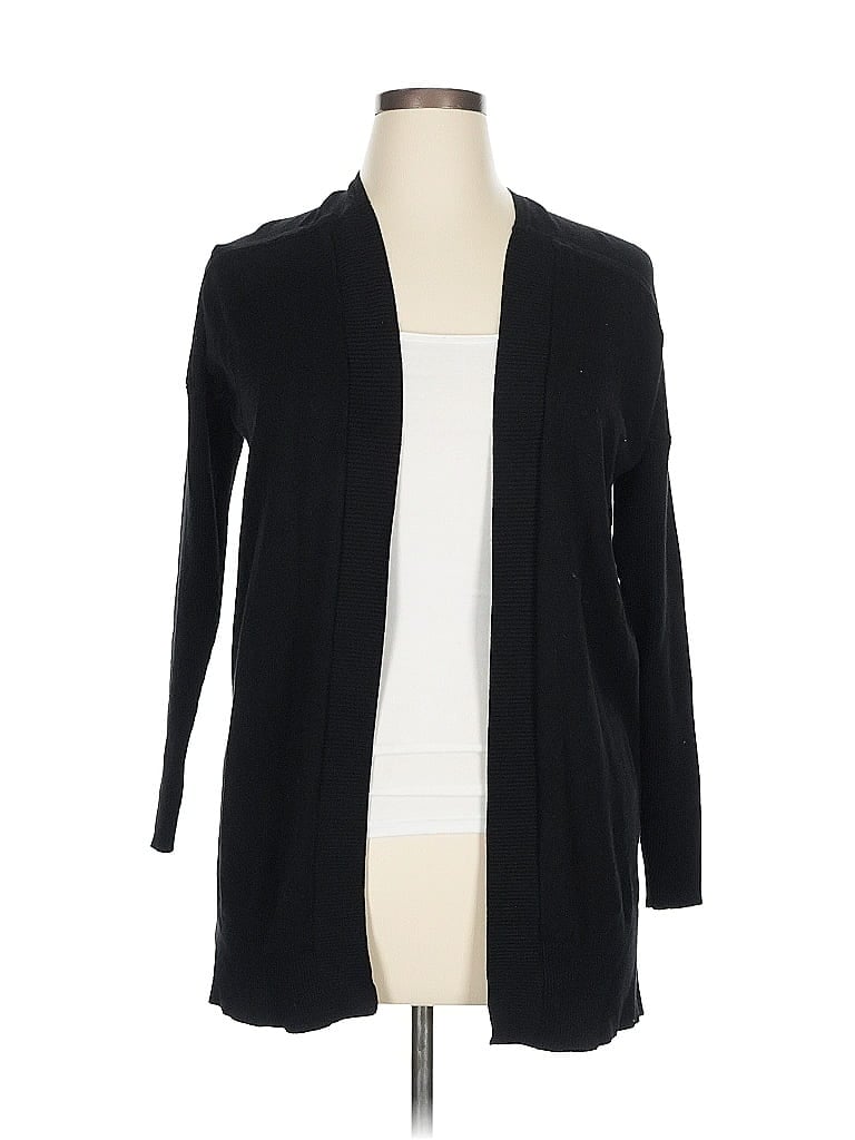 Pre-owned Lane Bryant Cardigan Sweater In Black