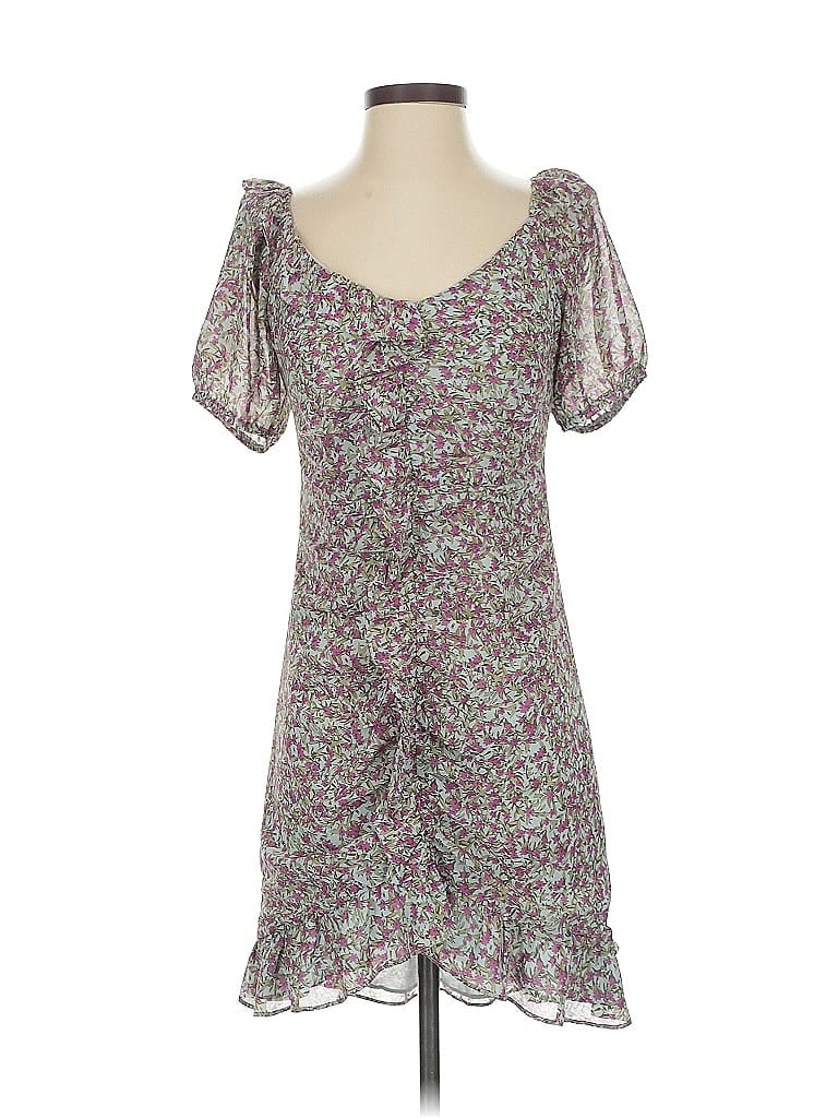 Pre-owned Astr Casual Dress In Gray