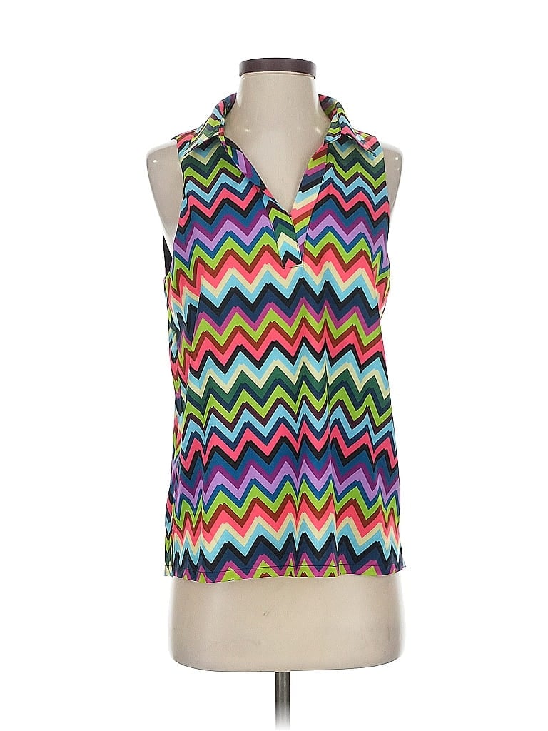 Click to view more detailed imagery on our partner's website Pre-owned Ssys The Label Sleeveless Blouse In Blue