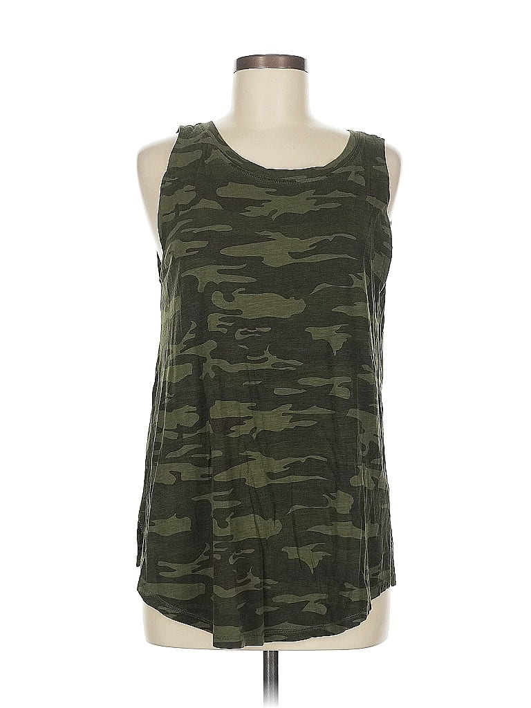Pre-owned Sanctuary Tank Top Green Strapless Neckline Tops