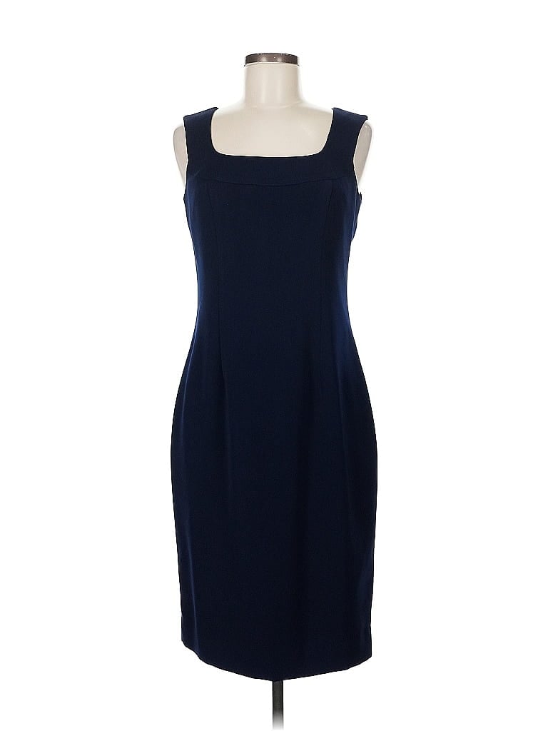 Pre-owned Lena Gabrielle Cocktail Dress In Blue