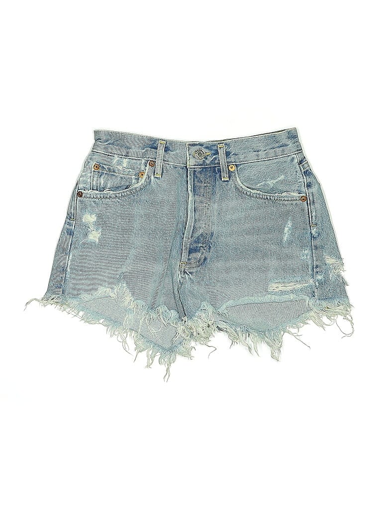 Pre-owned Agolde Denim Shorts In Blue