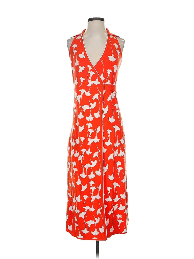 Pre-owned Diane Von Furstenburg For Target Kimono In Orange