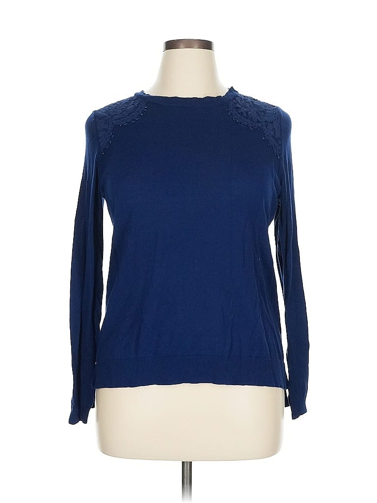 Pre-owned The Limited Long Sleeve T-shirt In Blue