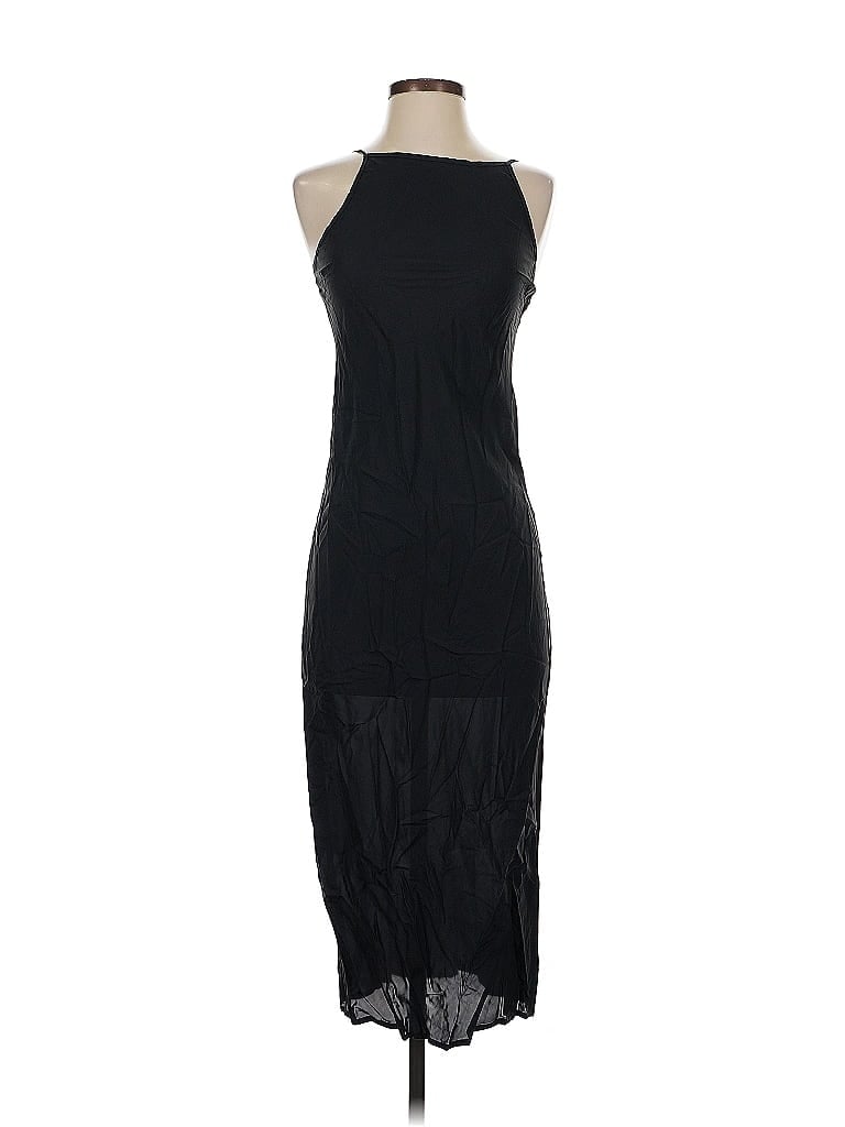 Pre-owned James Perse Cocktail Dress In Black