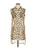 Chico's 100% Polyester Animal Print Ivory Sleeveless Blouse Size XS (00) - photo 1
