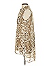 Chico's 100% Polyester Animal Print Ivory Sleeveless Blouse Size XS (00) - photo 5