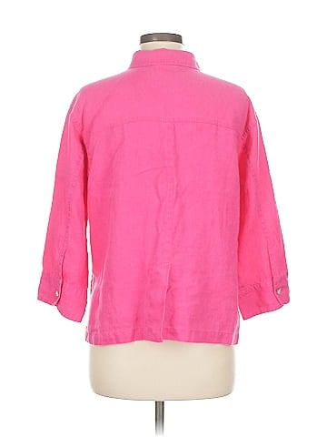 Chico's Design 3/4 Sleeve Button-Down Shirt (view 2)