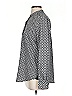 Joe Fresh 100% Polyester Houndstooth Gray Long Sleeve Blouse Size S - photo 5
