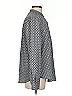 Joe Fresh 100% Polyester Houndstooth Gray Long Sleeve Blouse Size S - photo 4
