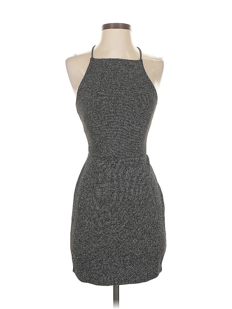 Pre-owned One Clothing Cocktail Dress In Gray