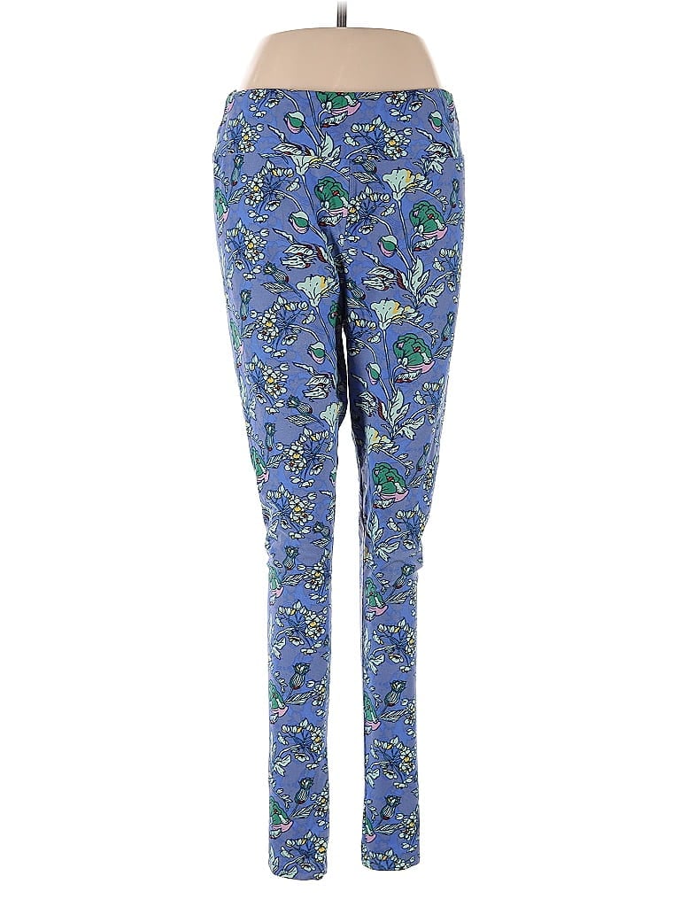Pre-owned Lularoe Leggings In Blue