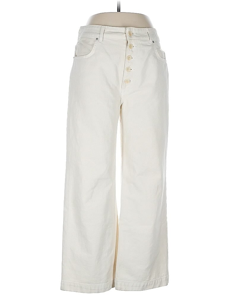 Pre-owned Reformation Casual Pants In White