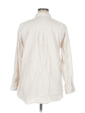 Ann Taylor LOFT Outlet Long Sleeve Button-Down Shirt (view 2)