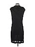 Poleci 100% Polyester Solid Black Casual Dress Size S - photo 2