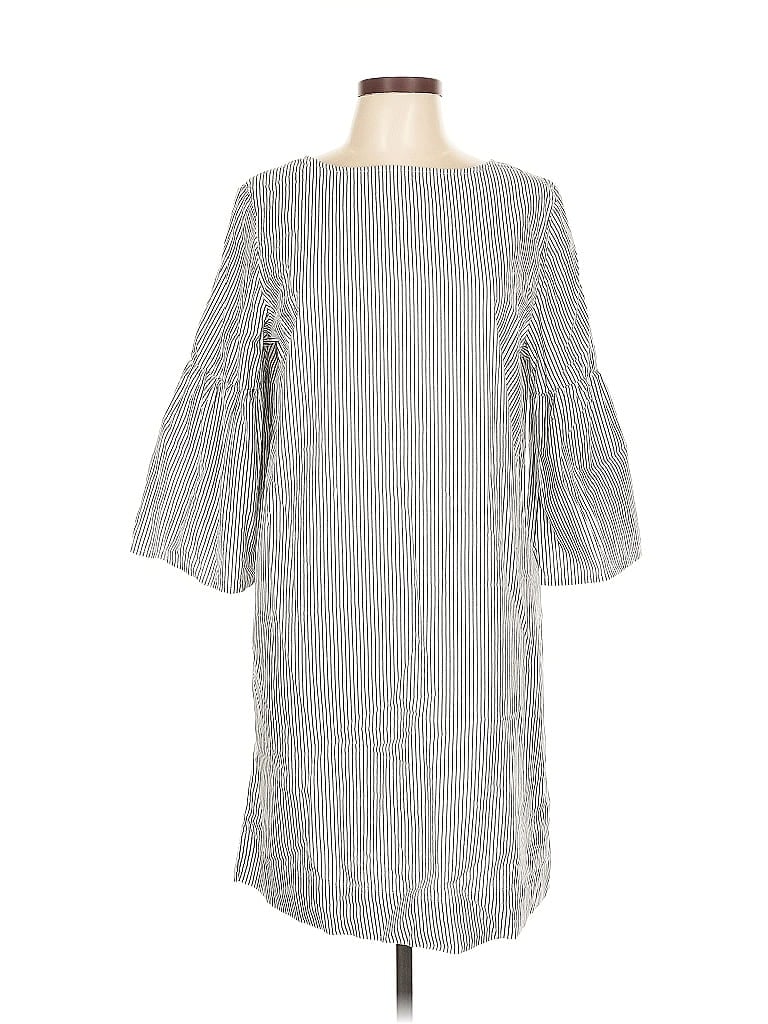 Pre-owned Chaps Casual Dress In Gray