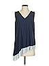 Game by Universal Standard Blue Sleeveless Blouse Size XS - photo 1