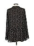 Everleigh 100% Polyester Black Long Sleeve Blouse Size M - photo 2