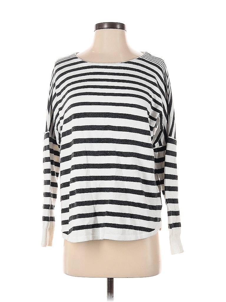 Pre-owned French Connection Pullover Sweater In White