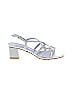 Diane B. White Silver Heels Size EU 41 - photo 1