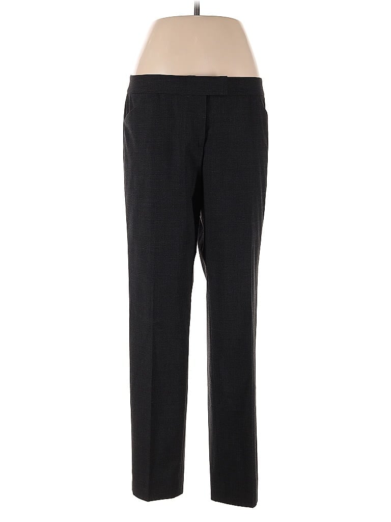 Pre-owned Lafayette 148 Wool Pants In Gray