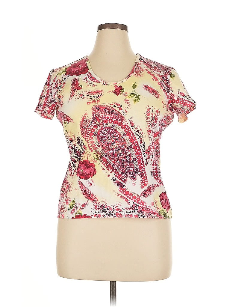 Click to view more detailed imagery on our partner's website Pre-owned Gloria Vanderbilt Short Sleeve T-shirt In White