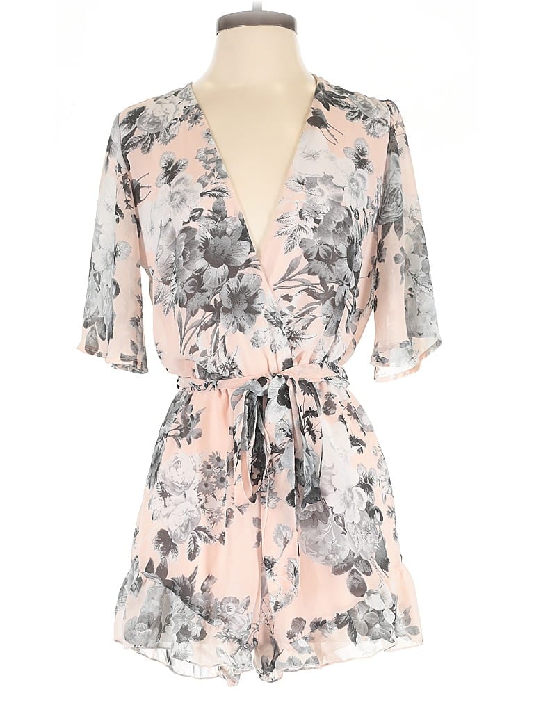 Pre-owned Blue Blush Romper In Pink