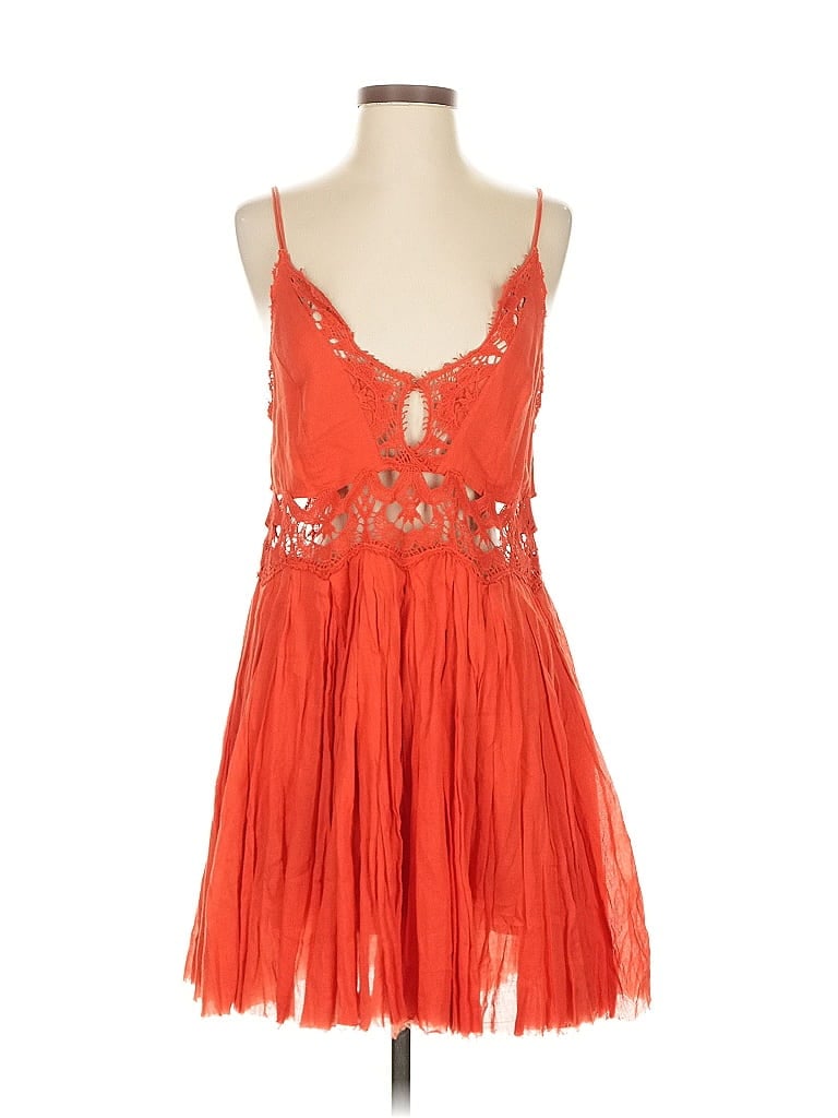 Pre-owned Fp One Cocktail Dress In Orange