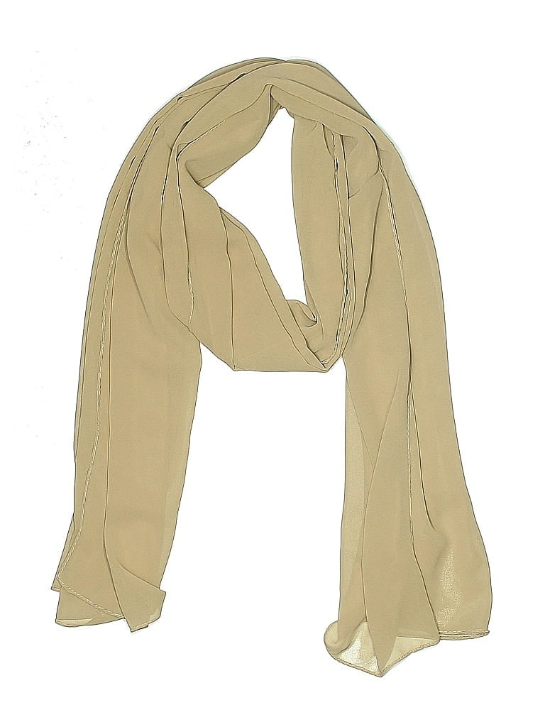 Pre-owned Assorted Brands Scarf In Brown