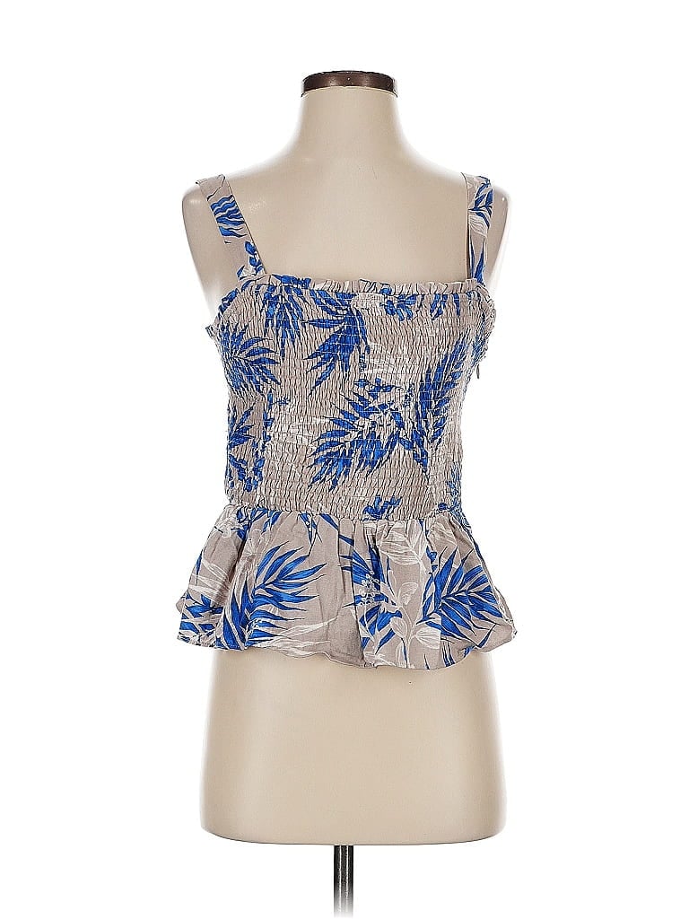 Pre-owned Bcbgmaxazria Sleeveless Blouse In Blue