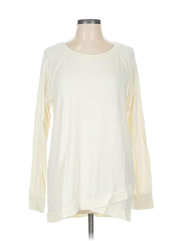 Pre-owned Threads 4 Thought Sweatshirt In White