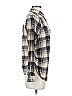Eden & Olivia 100% Polyester Plaid Ivory Long Sleeve Blouse Size S - photo 4