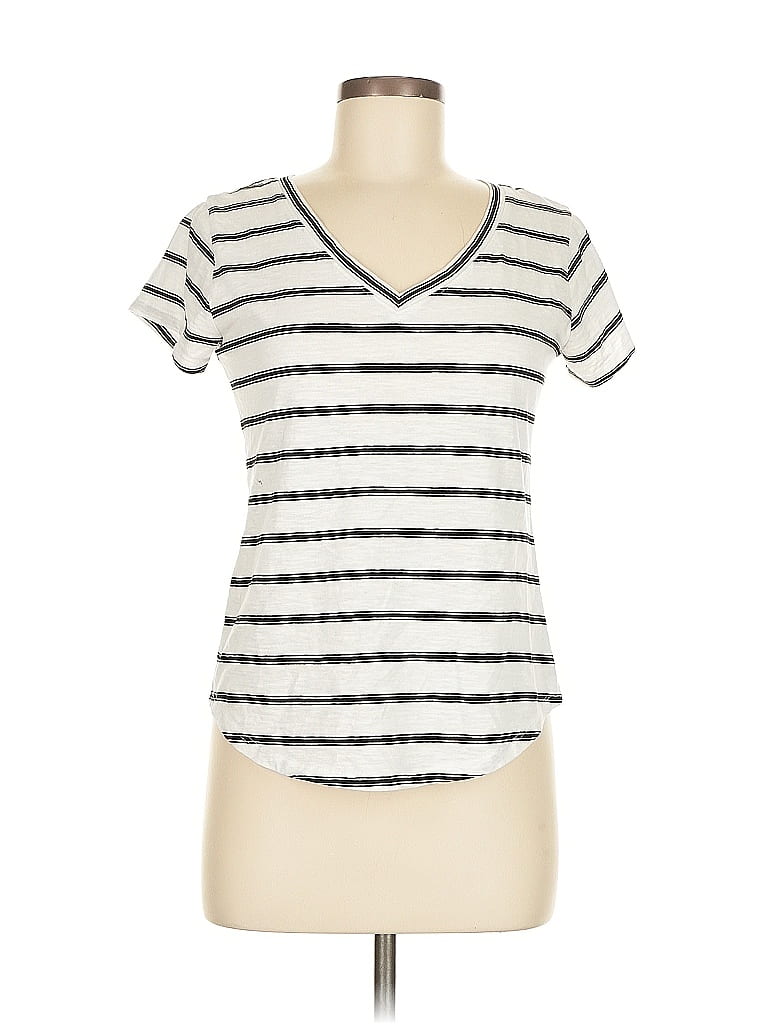 Pre-owned Sonoma Goods For Life Short Sleeve T-shirt In White