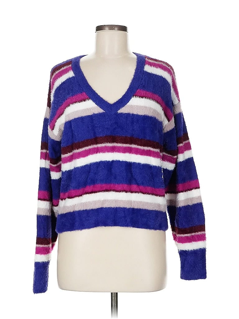 Pre-owned Splendid Pullover Sweater In Purple