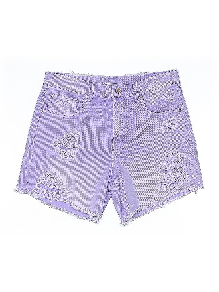 Pre-owned Bdg Denim Shorts In Purple