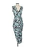 Bebe 100% Polyester Paisley Teal Green Cocktail Dress Size XS - photo 1