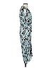 Bebe 100% Polyester Paisley Teal Green Cocktail Dress Size XS - photo 4