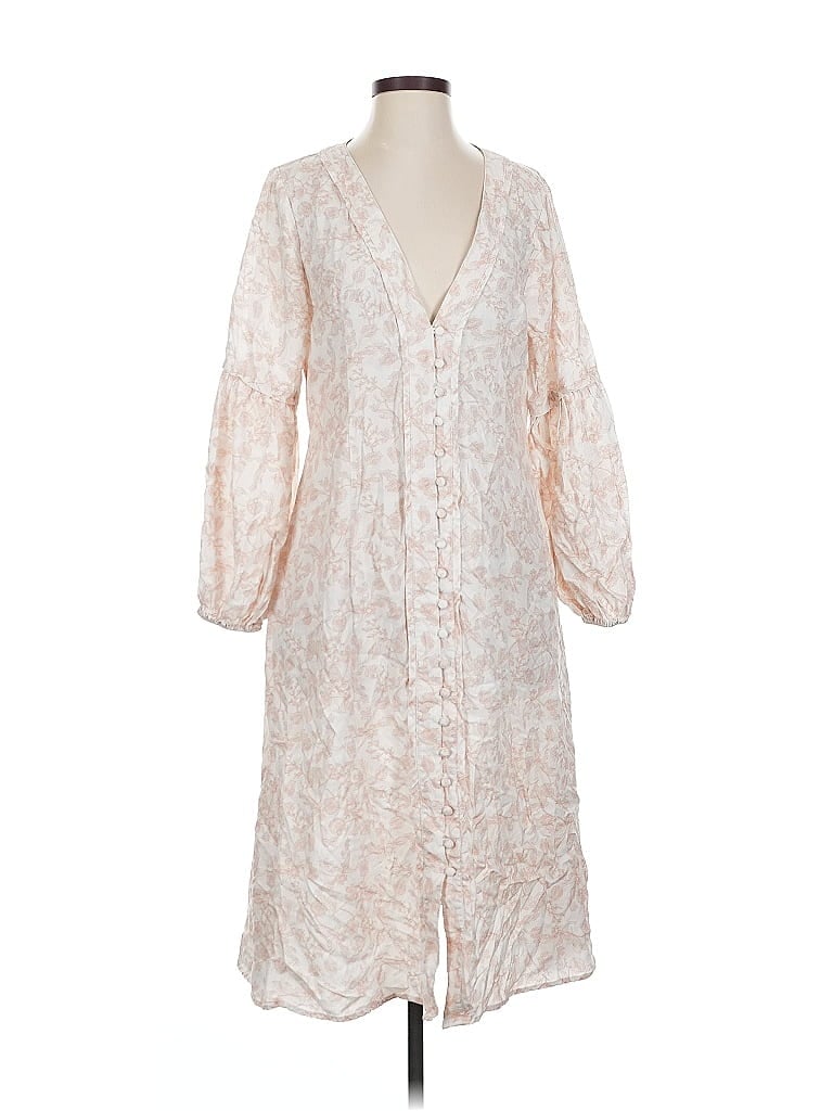 Pre-owned Sancia Casual Dress In White